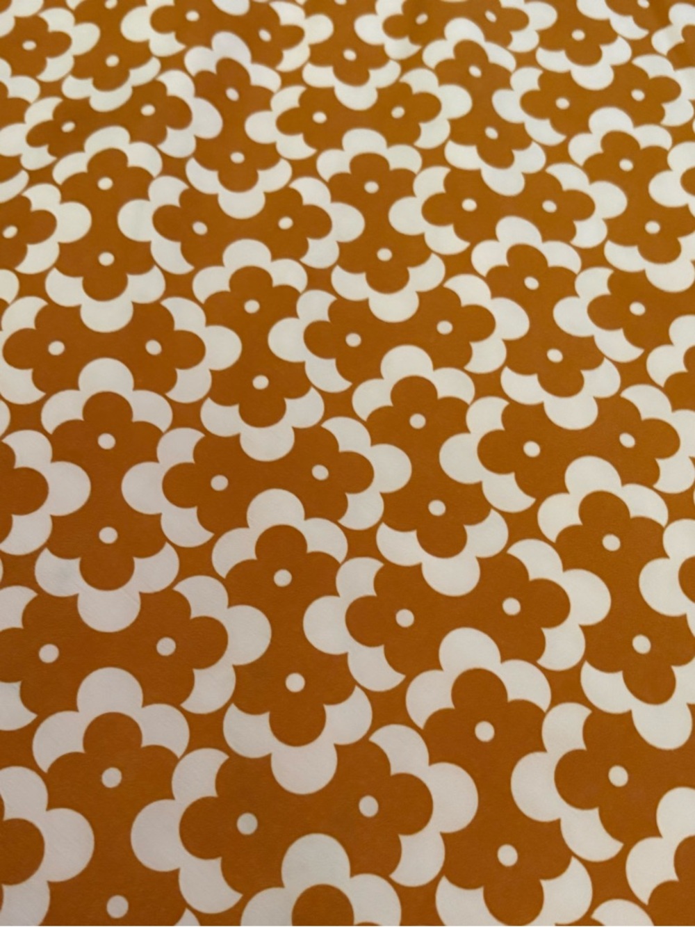 Anthropologie Hutch Printed Floral Orange Midi Skirt - Size 4 - Picture 2 of 4